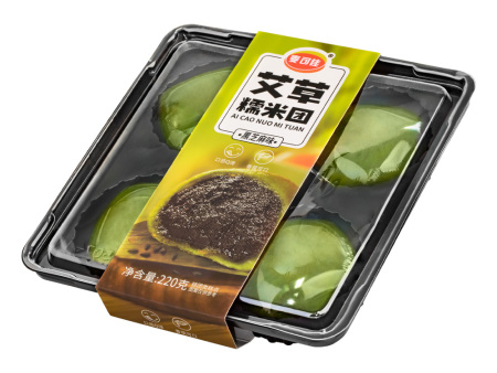 4枚裝艾草(cǎo)糯米團黑(hēi)芝麻味